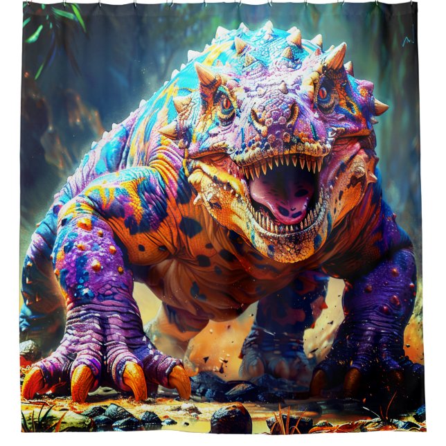 Cortina Para Box Dinossauro (Frente)