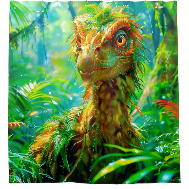 Cortina Para Box Dinossauro (Frente)