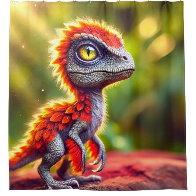 Cortina Para Box Dinossauro (Frente)