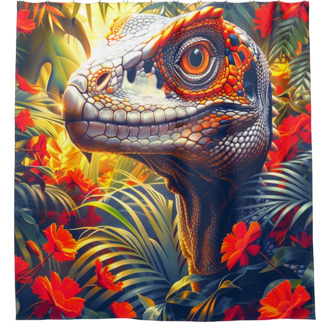 Cortina Para Box Dinossauro (Frente)