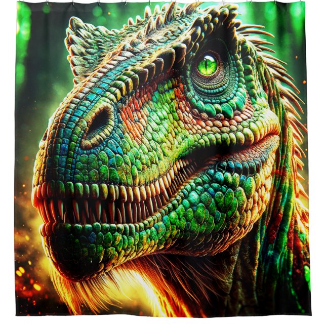 Cortina Para Box Dinossauro (Frente)