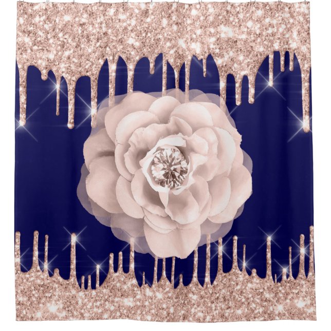 Cortina Para Box Dissipadores Brilhantes Marinho azul brilhante Dia (Frente)