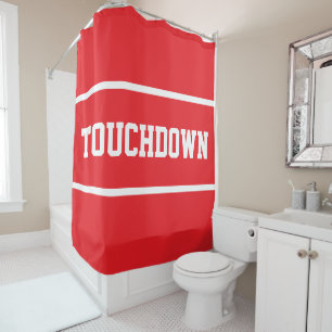 Cortina Para Box Diversão Esportiva Brilhante Vermelho TOUCHDOWN Li