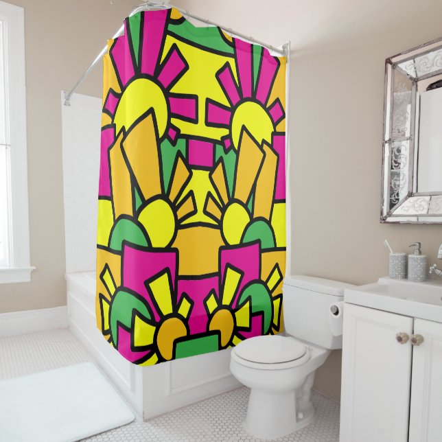 Cortina Para Box Dodle Festivo Art 42º (In Situ)