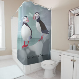 Cortina Para Box Dois Puffins Design