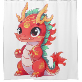 Cortina Para Box Dragão Chinês Cinto