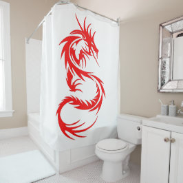 Cortina Para Box Dragão Vermelho