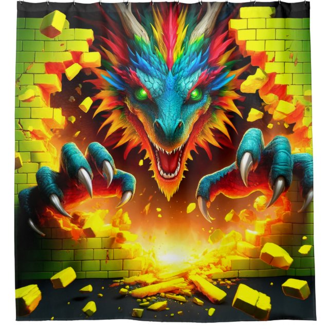 Cortina Para Box Dragon Art (Frente)