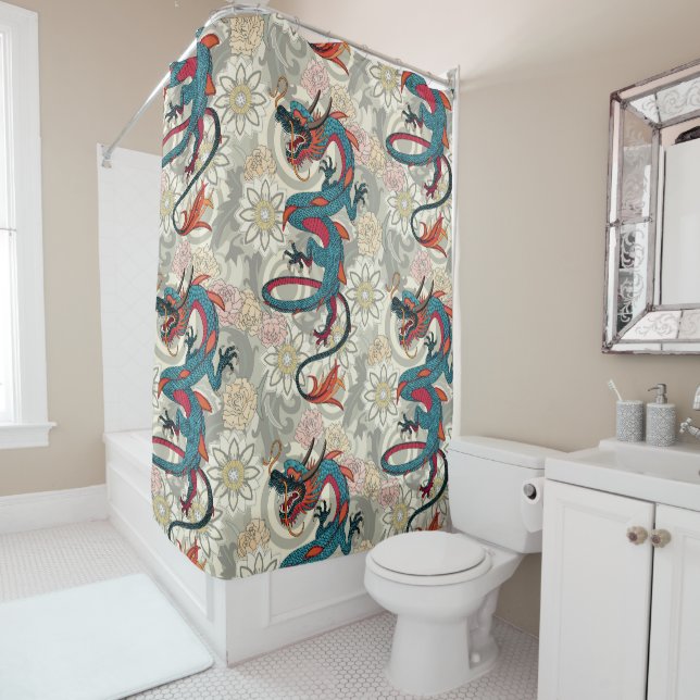 Cortina Para Box dragon tattoo light (In Situ)