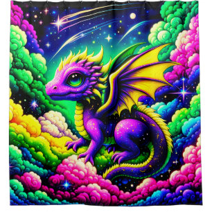 Cortina Para Box Dragon Trabalho de arte
