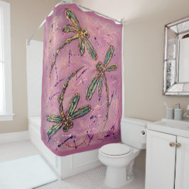 Cortina Para Box Dragonfly Pink Fizz