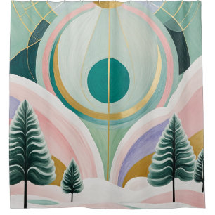 Cortina Para Box Dreamscape Whimsical Winter