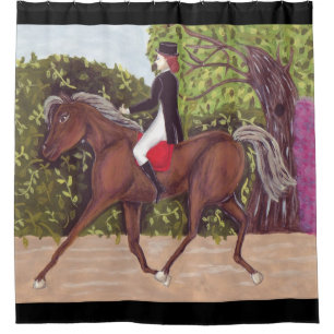 Cortina Para Box Dressage Horse Estilo inglês de equitação chá cort