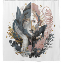 Dual Nature - A Surreal Floral Portrait