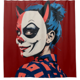 Cortina Para Box Edgy Harlequin Mask