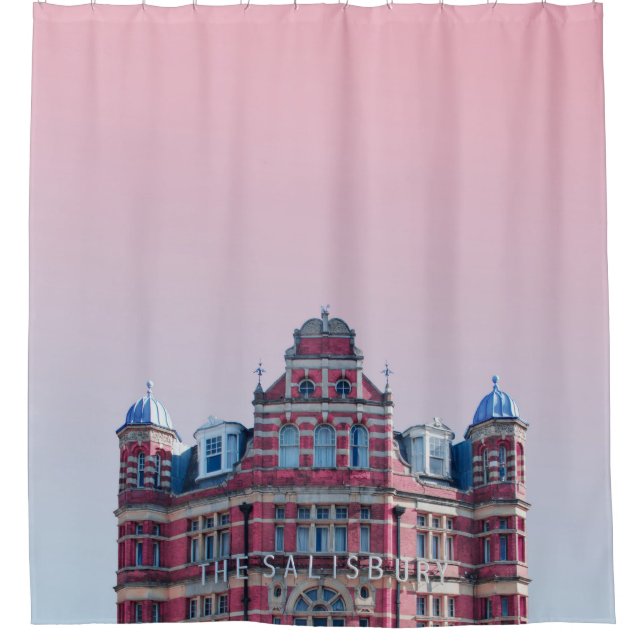 CORTINA PARA BOX EDIFÍCIO DE SALISBURY SOB PINK SKIES (Frente)