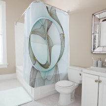 Elegância Dourada abstrato Moderna Turquesa Brown