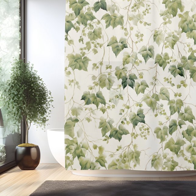 Cortina Para Box Elegância Ivy League em Aquarela (Criador carregado)