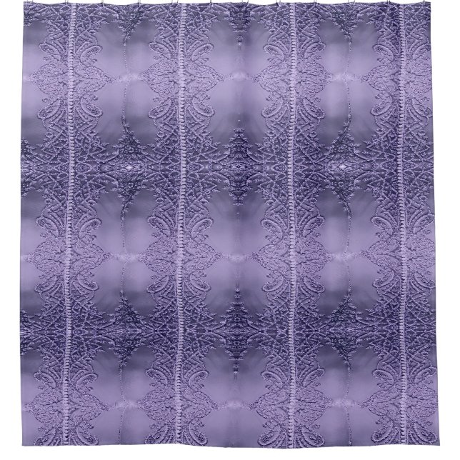 Cortina Para Box Elegância Roxa (Frente)