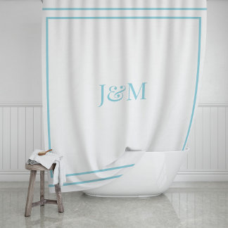 Cortina Para Box Elegant Hotel Chic Stylish Monogram Ampersand