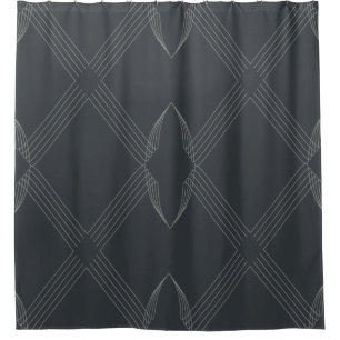 Cortina Para Box Elegante, chic, luxuoso, simples padrão de linha