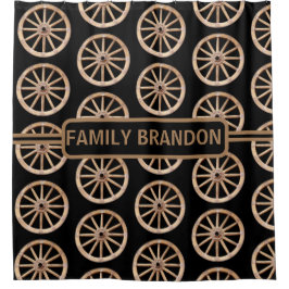 Cortina Para Box Elegante Fazenda Rústica Nome de Família Antigo Tr