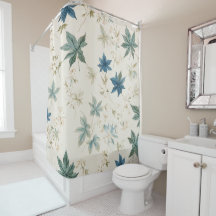 Elegante Maple Vintage Deixa Padrão Floral