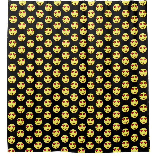Cortina Para Box Emoji apaixonado (Frente)