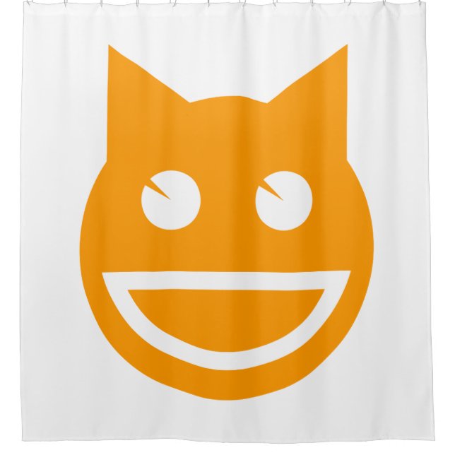 Cortina Para Box Emoji Cat Sorridente (Frente)