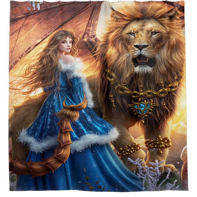 Cortina Para Box Enchanted Lion Guardian Princess (Frente)