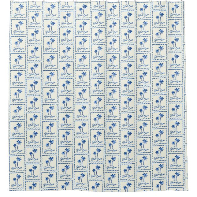 Cortina Para Box Enseada Azul (Frente)