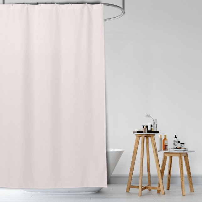 Cortina Para Box Escamuflação Minúscula E Feminina Elegante (Elegant Feminine Minimalist Unicolored Blush Shower Curtain)