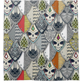 Cortina Para Box escudos góticos