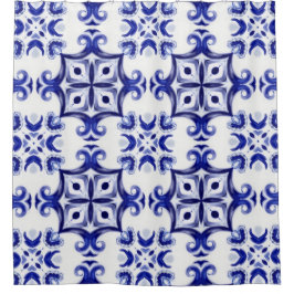 Cortina Para Box estilo italiano,majolica,azulejos,