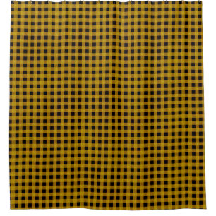 Cortina Para Box Estilo Lenhador - tecido amarelo + suas ideias