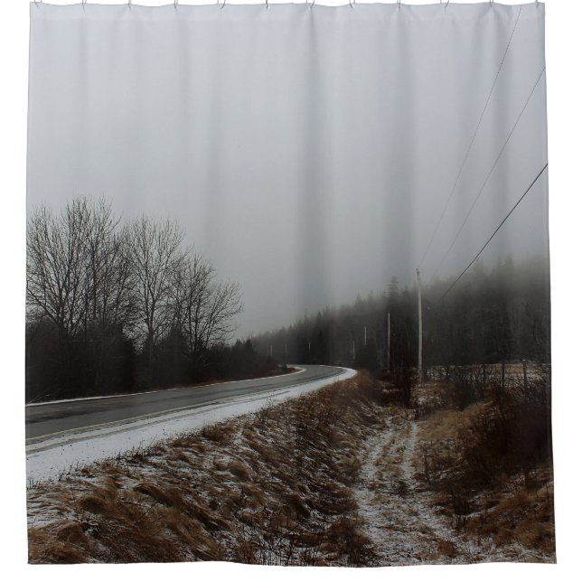 Cortina Para Box Estrada ao abismo (Frente)