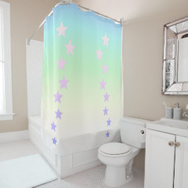 Cortina Para Box estrelas românticas modelo arco-íris estrelas NY9y