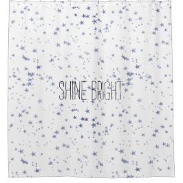 Cortina Para Box Estrelas Roxas