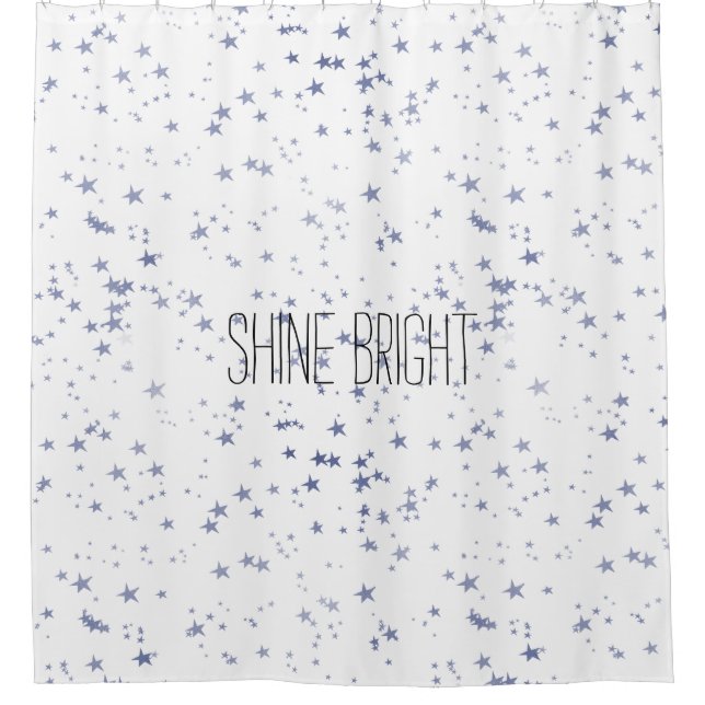 Cortina Para Box Estrelas Roxas (Frente)