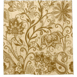 Cortina Para Box Etnia Mandalas: Padrão de Estilo Indiano