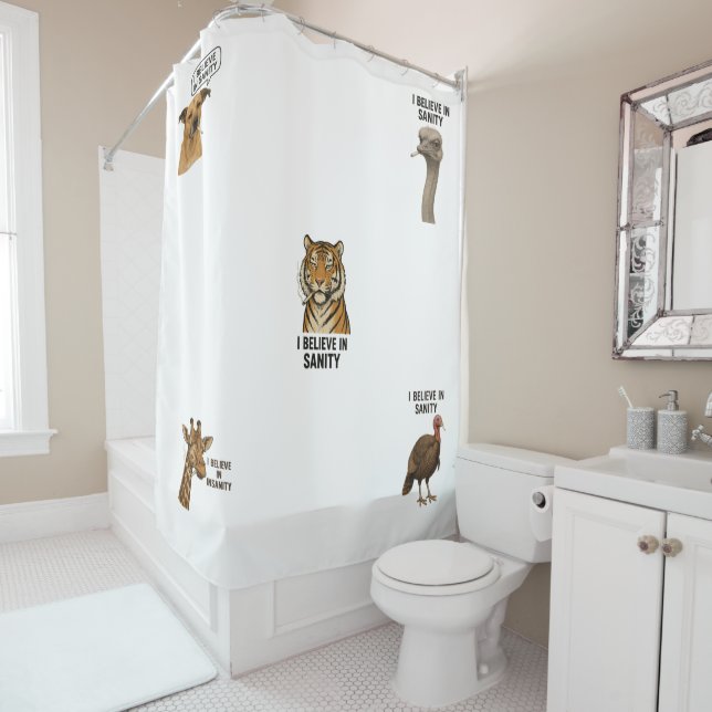 Cortina Para Box Eu acredito em Sanidade (In Situ)