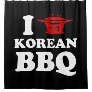 Cortina Para Box Eu Amo CHURRASCO Coreano (고 기 구 이)