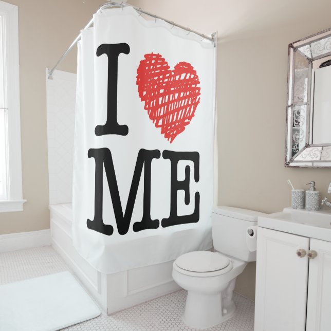 Cortina Para Box Eu me amo (In Situ)