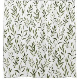 Cortina Para Box Eucalyptus Greenery deixa padrão