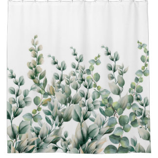 Cortina Para Box Eucalyptus Leaf verde