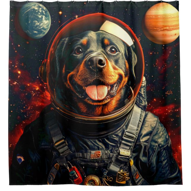 Cortina Para Box Explorações do Rottweiler (Frente)