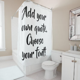 Cortina Para Box Faça sua própria citação personalizada