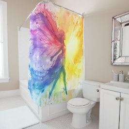 Cortina Para Box Fada De Arco-Íris Whimsso - Cottagecore Encantado