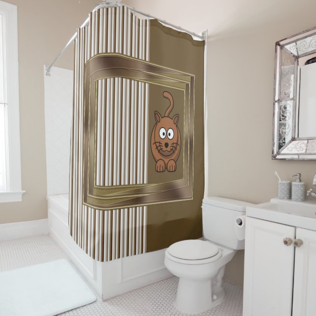 Cortina Para Box Faixa da cortina do chá (In Situ)