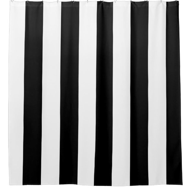 Cortina Para Box faixas verticais brancas pretas de halloween (Frente)